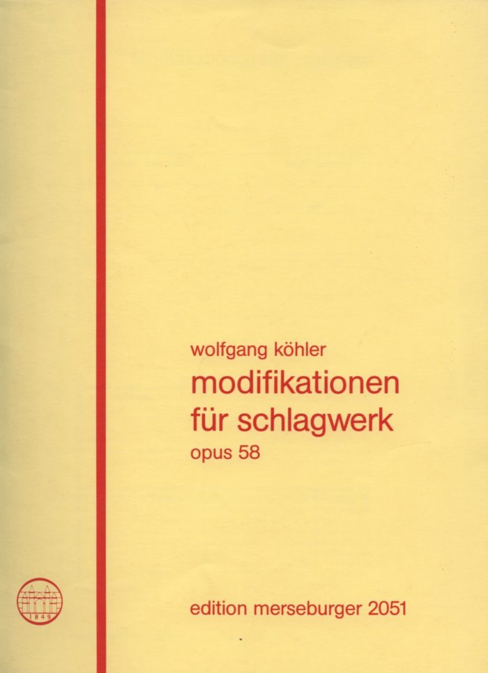 Modifikationen für Schlagwerk, op. 58